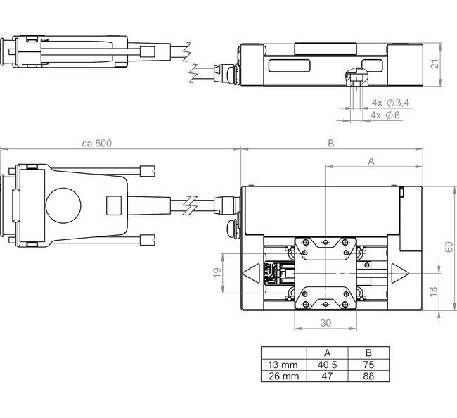 Motorized Miniature Linear Stage with Stepper Motor and Linear Encoder - Image 4