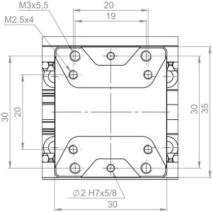 Miniature Motorized Linear Slide with Stepper Motor and Linear Encoder - Image 3