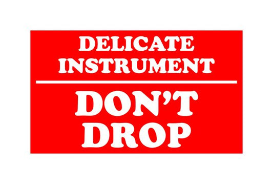 3x5 Delicate Instrument Label - Image 1