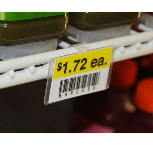 Dual Wire Shelf Label Holder - Image 1