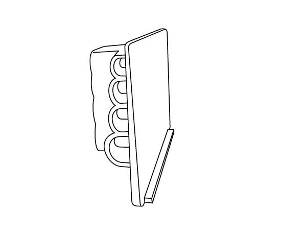 Polypropylene Four-Wire Label Holder for Scan Hooks - 2-5/8" Length - Image 2