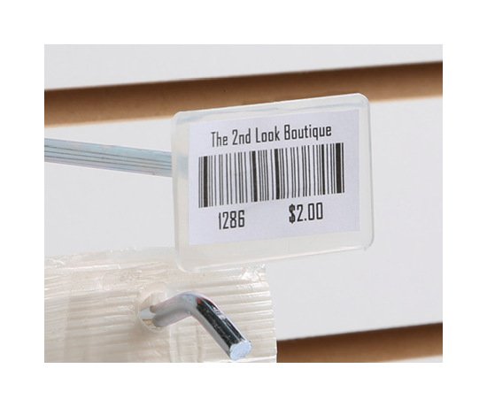 Polypropylene Four-Wire Label Holder for Scan Hooks - 2-5/8" Length - Image 1