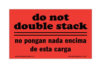 3 x 5 Inch Precautionary Do Not Stack Labels