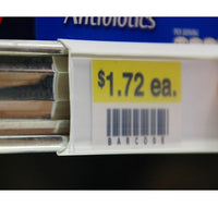 Cooler/Freezer Shelf Info Strip