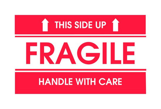 2x3 Fragile Shipping Labels - Image 1