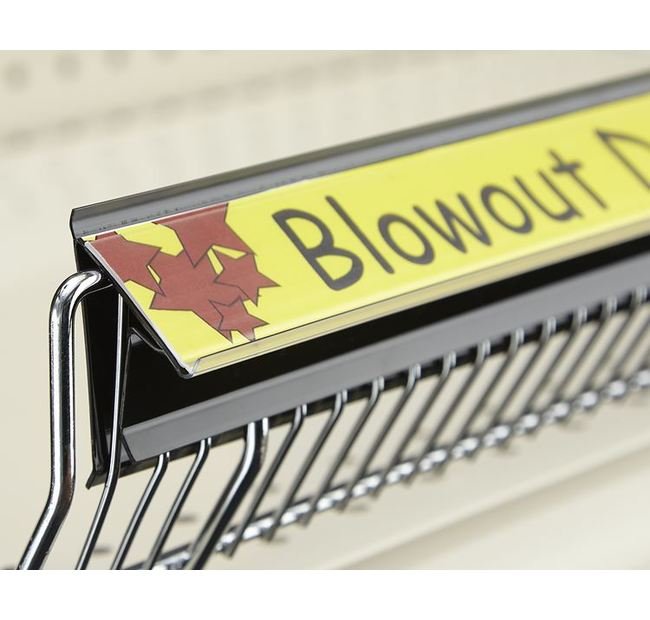 Angled Tag Molding - PVC Clip-On | Slide-On - 24" - Image 3