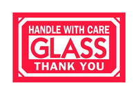 2 x 3 Inch Fragile Glass Shipping Labels