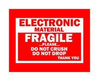 3x4 Fragile Shipping Labels Pack of 500