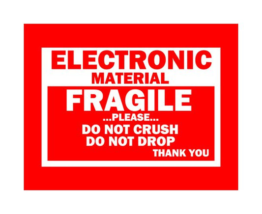 3x4 Fragile Shipping Labels Pack of 500 - Image 1