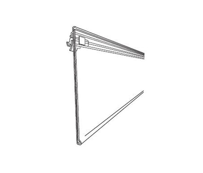 Clear PVC Sign Holder Clips Kit - Image 2