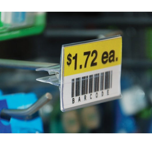 3" Scan Hook Info Strip Label Holder - Image 1