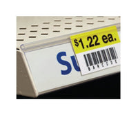 Clear Adhesive Gripper Info Strip for Shelving