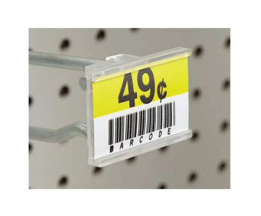 Clear Side Insert Label Holder for Scan Hook - Pack of 25 - Image 1