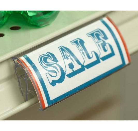 Crystal Clear 2-1/2" Length Label Holder - Image 1