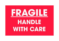 Fragile Shipping Label - 2 x 3 Inch (500/Roll)