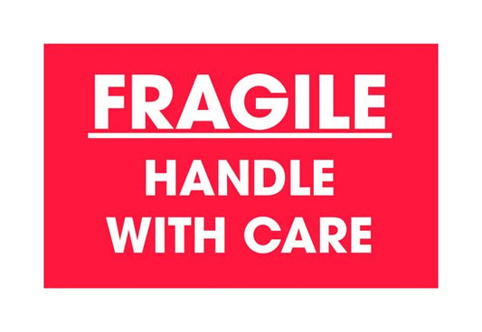 Fragile Shipping Label - 2 x 3 Inch (500/Roll) - Image 1