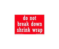 High Visibility Do Not Shipping Labels - 4 x 6 Inches