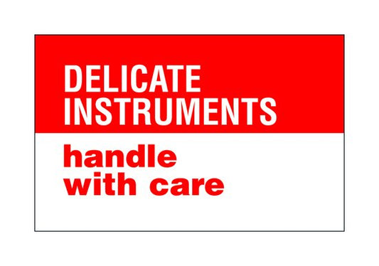 3x5 Delicate Instrument Label - Image 1