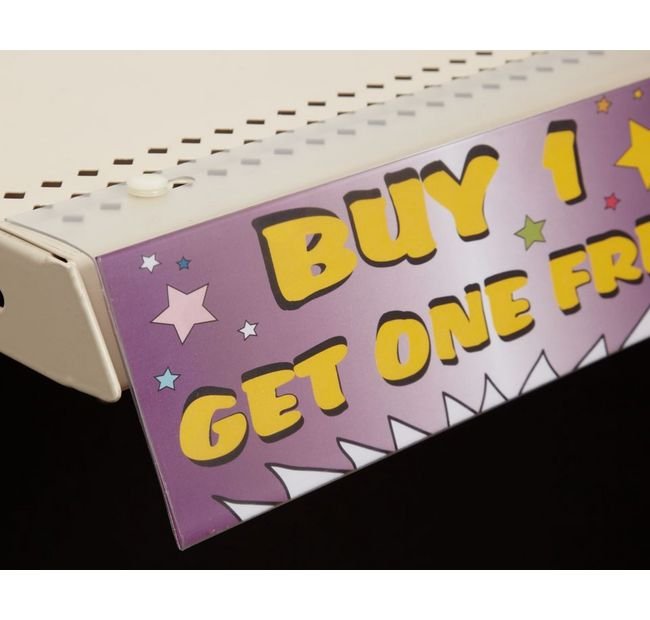 48" Below Shelf Sign Holder - Image 1