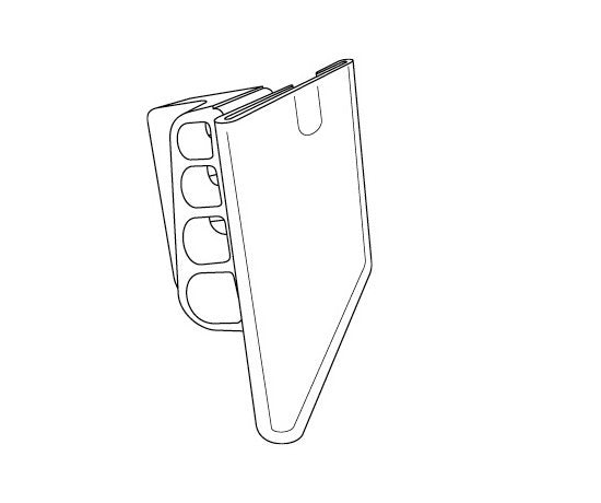 Clear Four-Wire Top Insert Label Holder for Scan Hooks - Image 2