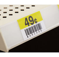Heavy Duty 1-1/4" Self-Adhesive Info Strip - White Back