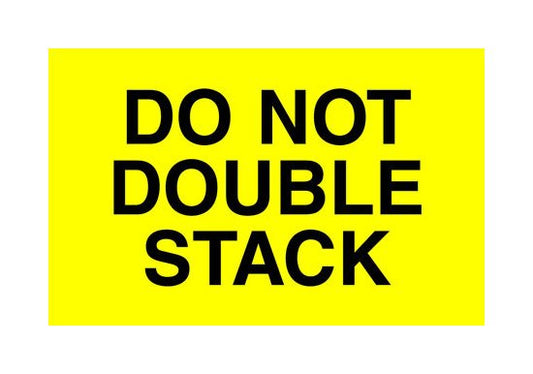 3x5 Do Not Label - Bright Yellow (500/Roll) - Image 1