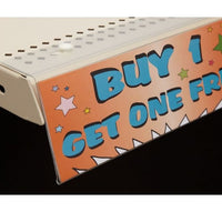 3" Flip-Up Covered Face Sign Holder