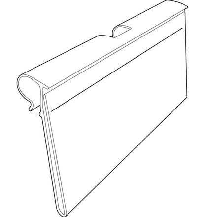 Clear Flip Info Strip Label Holder for T-Scan Hook - Image 2