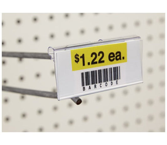Clear Flip Info Strip Label Holder for T-Scan Hook - Image 1
