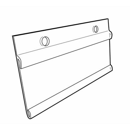 Clear Butyrate UPC Tag Holder - 3-1/2" Length - Image 2