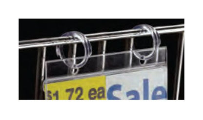 Clear Butyrate UPC Tag Holder - 3-1/2" Length - Image 3