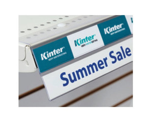Dual-Slot Flip-Up Sign Holder - Image 1