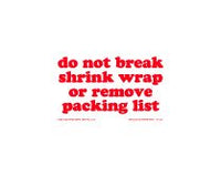 3x5 Inch Do Not Labels - Pack of 500 (Red/White)