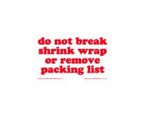 3x5 Inch Do Not Labels - Pack of 500 (Red/White) - Image 1