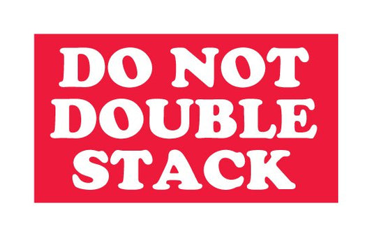 3x5 Inch Do Not Labels - Pack of 500 Red & White Shipping Labels - Image 1