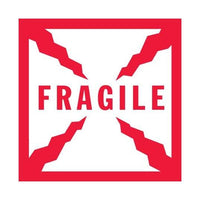 8x8 Fragile Shipping Label Pack