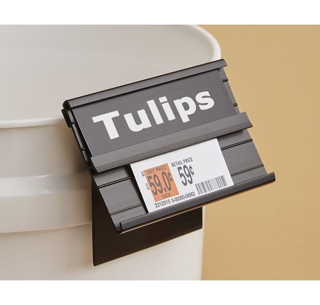 Dual-Track Bucket Clip Sign Holder - Image 3