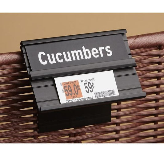 Dual-Track Bucket Clip Sign Holder - Image 1