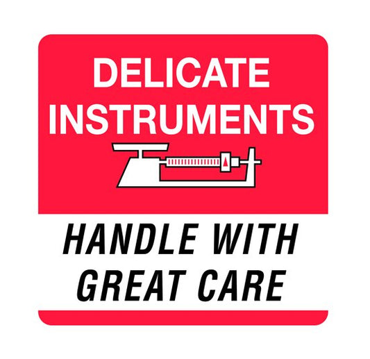 4x4 Inch Delicate Instrument Label Roll - Image 1