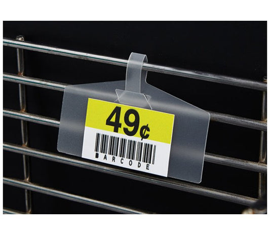 Wire Basket Label Holder - 1-1/2" Height, Polypropylene, Pack of 200 - Image 1