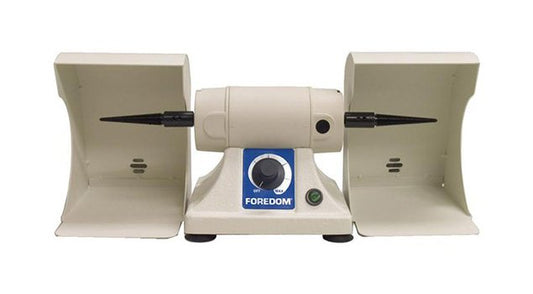 Foredom 230V Bench Lathe with Dust Hood - Image 1