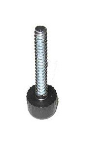 Leveling Glides - PVC Bottle Cap Style, Black - Image 1