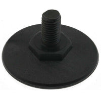 Leveling Glides - Nylon Black Round Base with Hex