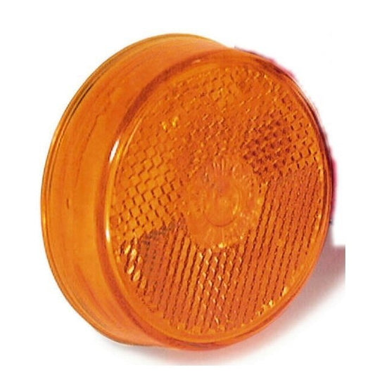 Amber Clearance & Marker Light with Reflector, 2.5-Inch - Image 1