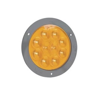Yellow Auxiliary Sealed 4" LED Round Lamp - Image 1