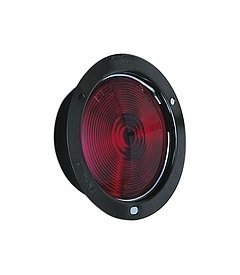 Red Lens Stop, Turn & Tail Light with Flush Mount and VIBAR Socket - Image 1