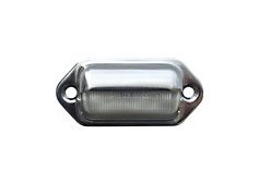 LED Mini License Light with Chrome Plated Housing - Image 1