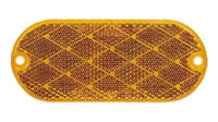 Amber Hermetically Sealed Reflector