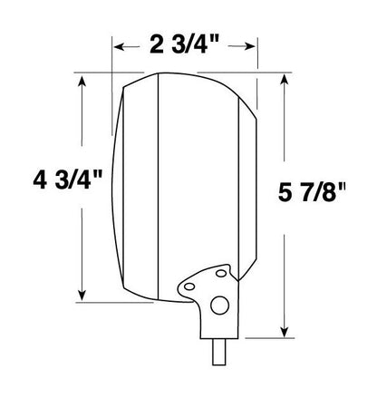 Heavy-Duty Rubber Sealed Beam Tractor/Implement Light Kit - Image 2