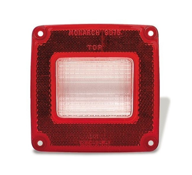 Reflex Lens with Backup Light for Stop, Tail, Back-Up & Turn Signals - Image 1